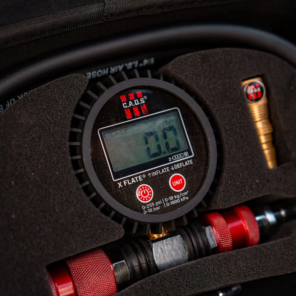 CAOS X FLATE Tyre Inflate-Deflate and Pressure Gauge - Image 7