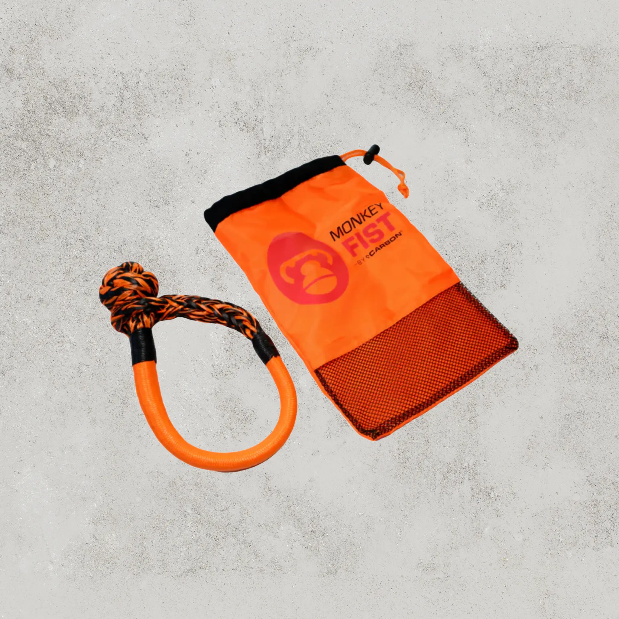 Carbon Monkey Fist 15T Synthetic Soft Shackle - Orange - Image 4