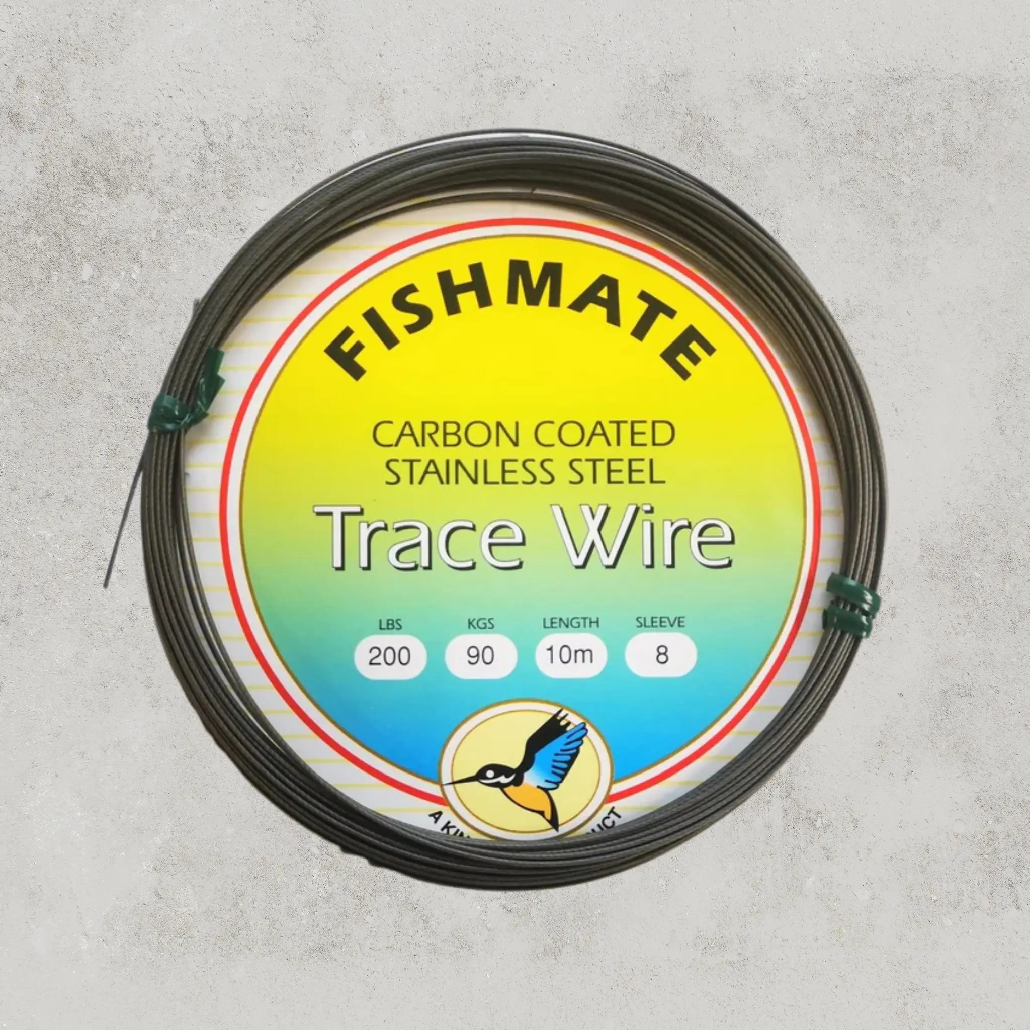 Fish Mate carbon coated wire 10m 150lb