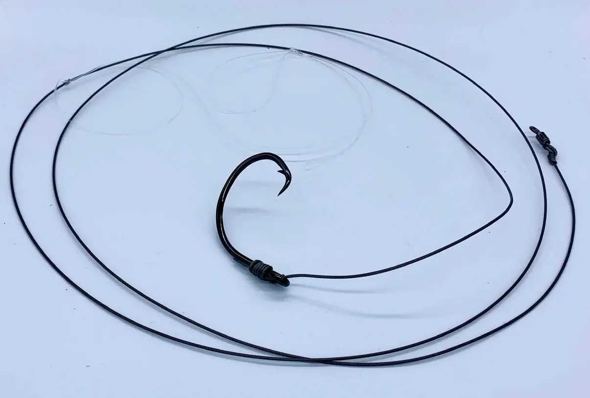 KFA pro-tied drone trace - 250lb carbon coated wire - Image 2