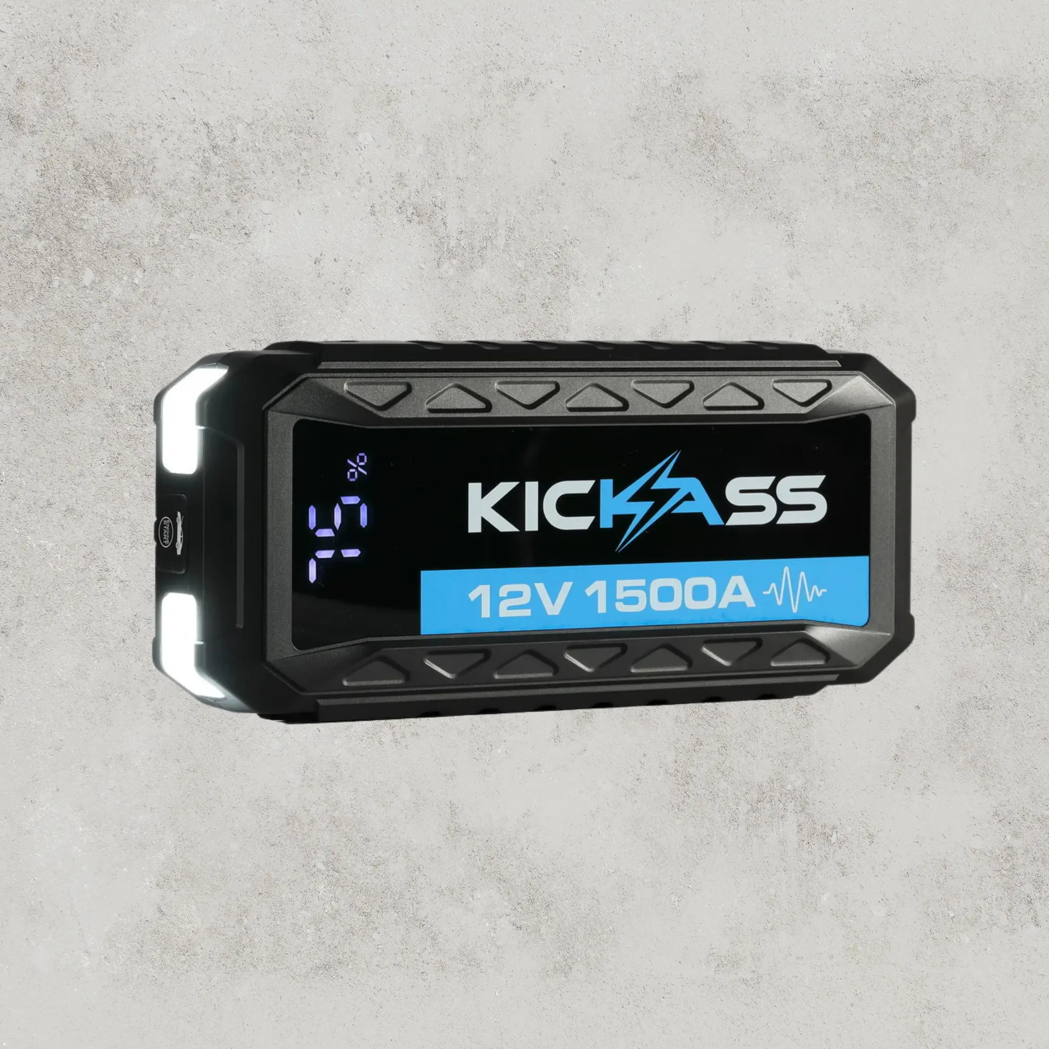 KickAss 12V Lithium 1500A Portable Car Jump Starter Power Bank - Image 2