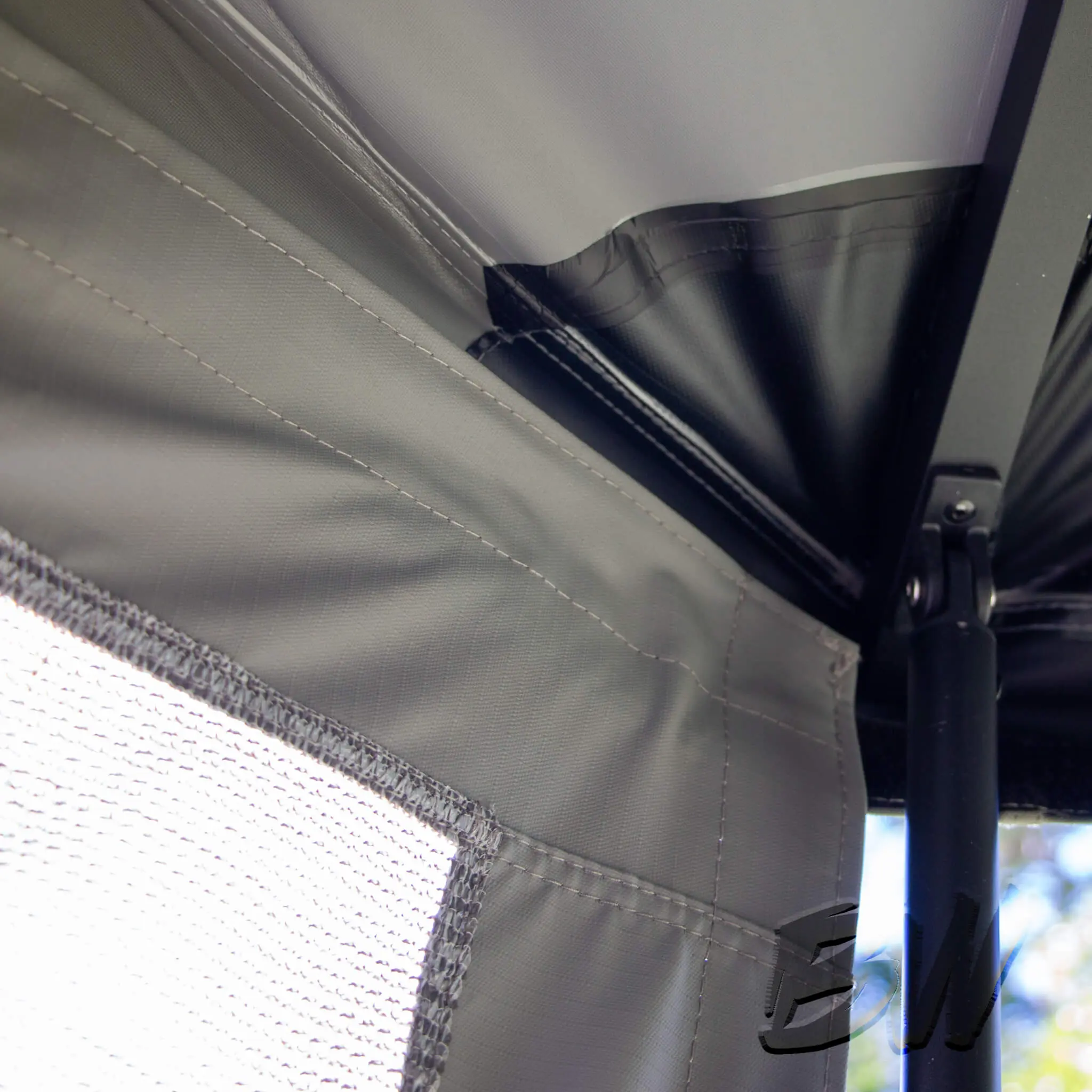MEG Camper Awning Single Shade Cloth Wall 2700mm Drop - Image 7