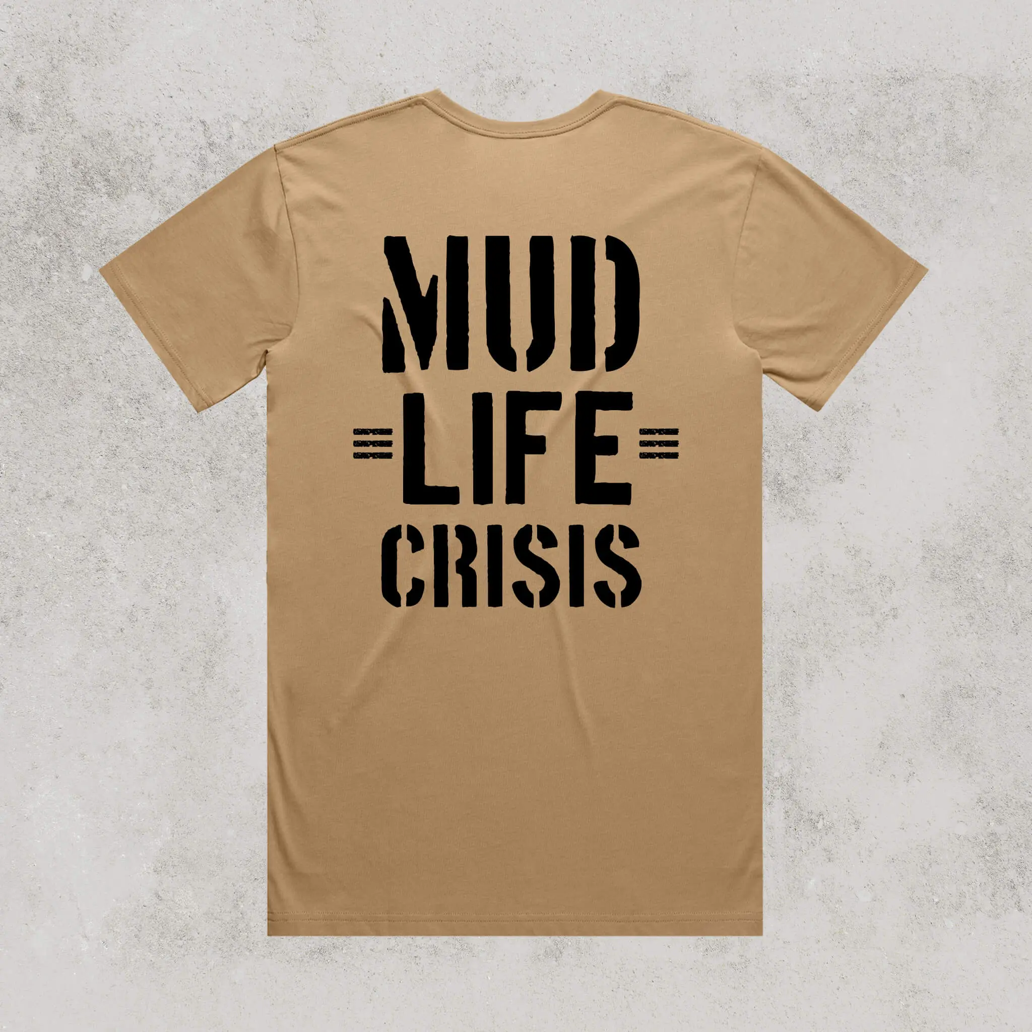 Mud Life Crisis Adventure Tee – Regular Fit 100% Cotton T-Shirt for Off-Road, 4WD & Outdoor Enthusiasts