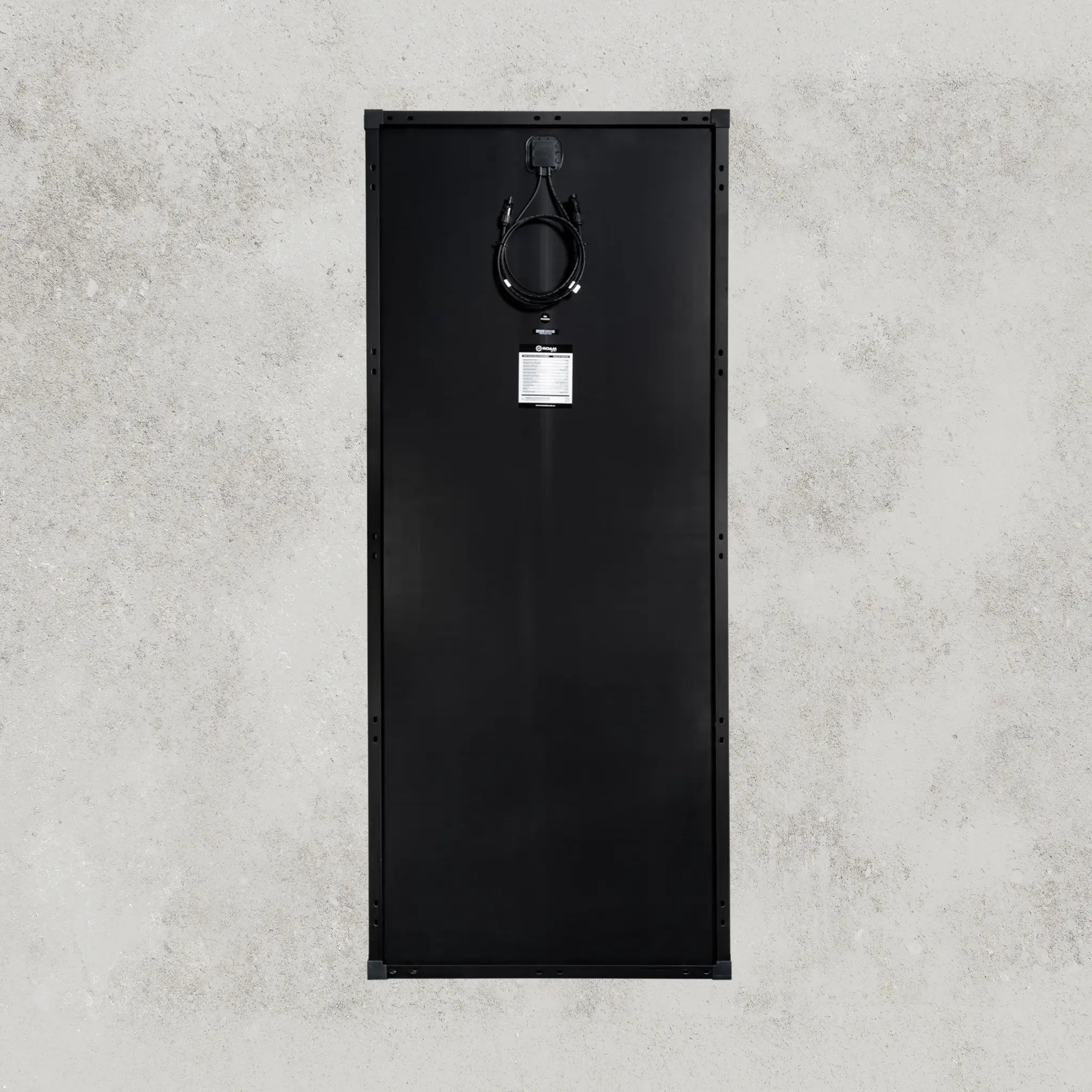 200W 12V Slimline Black Glass Solar Panel (20mm Frame) - Image 2