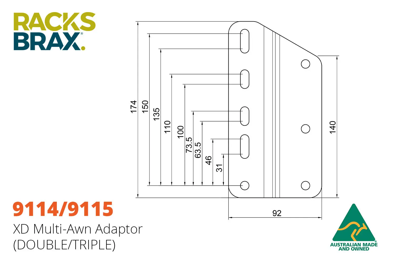 RACKSBRAX XD MULTI-AWN ADAPTOR - Image 8
